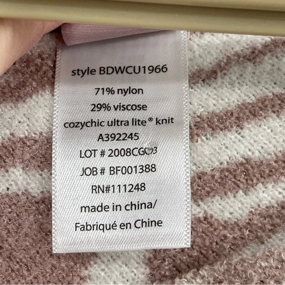 Barefoot Dreams Cozychic Ultra Lite Ocean Breeze Poncho Shawl Sweater - Picture 9 of 13